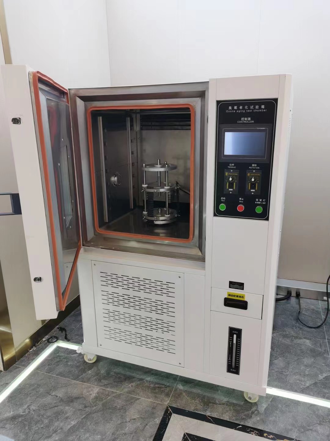 臭氧老化試驗箱示意圖