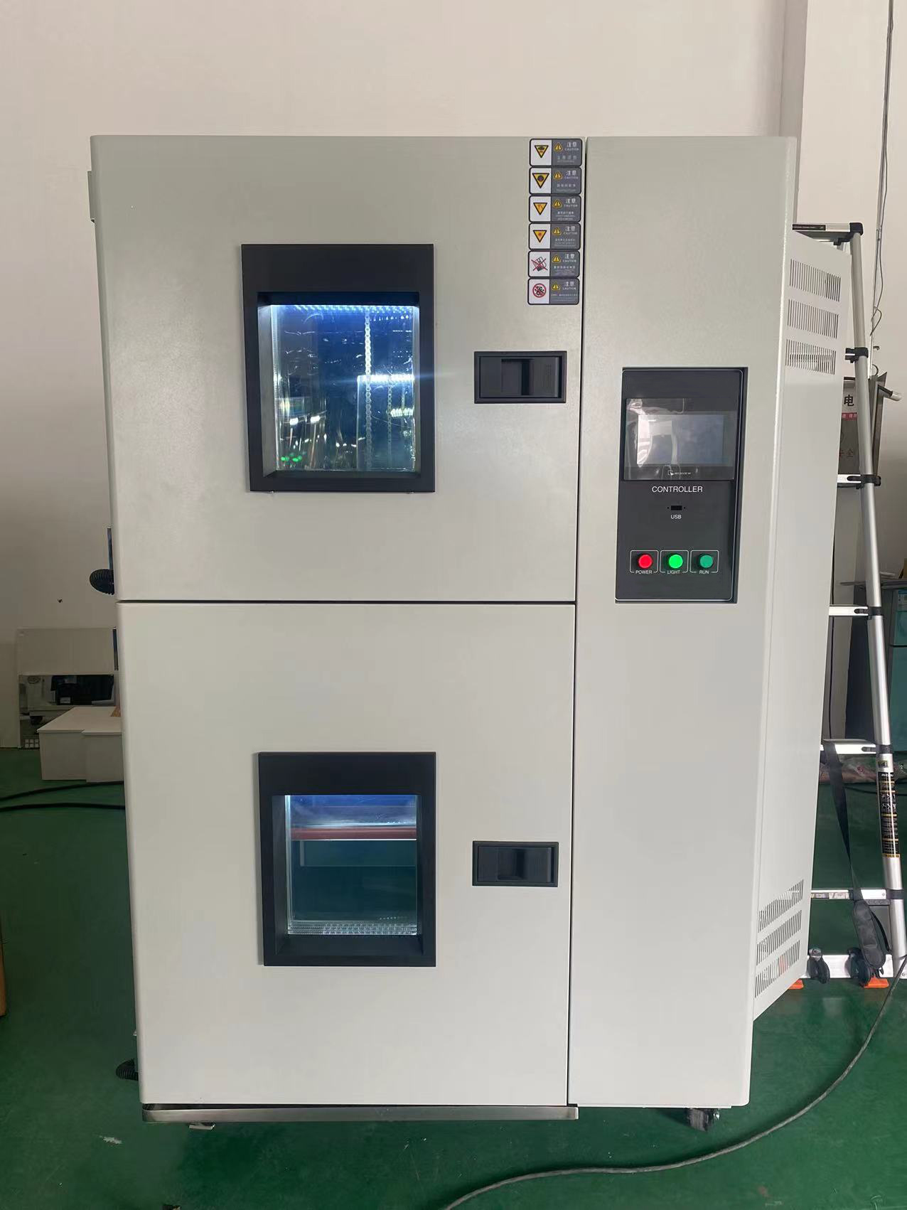 兩廂式冷熱沖擊試驗箱示意圖